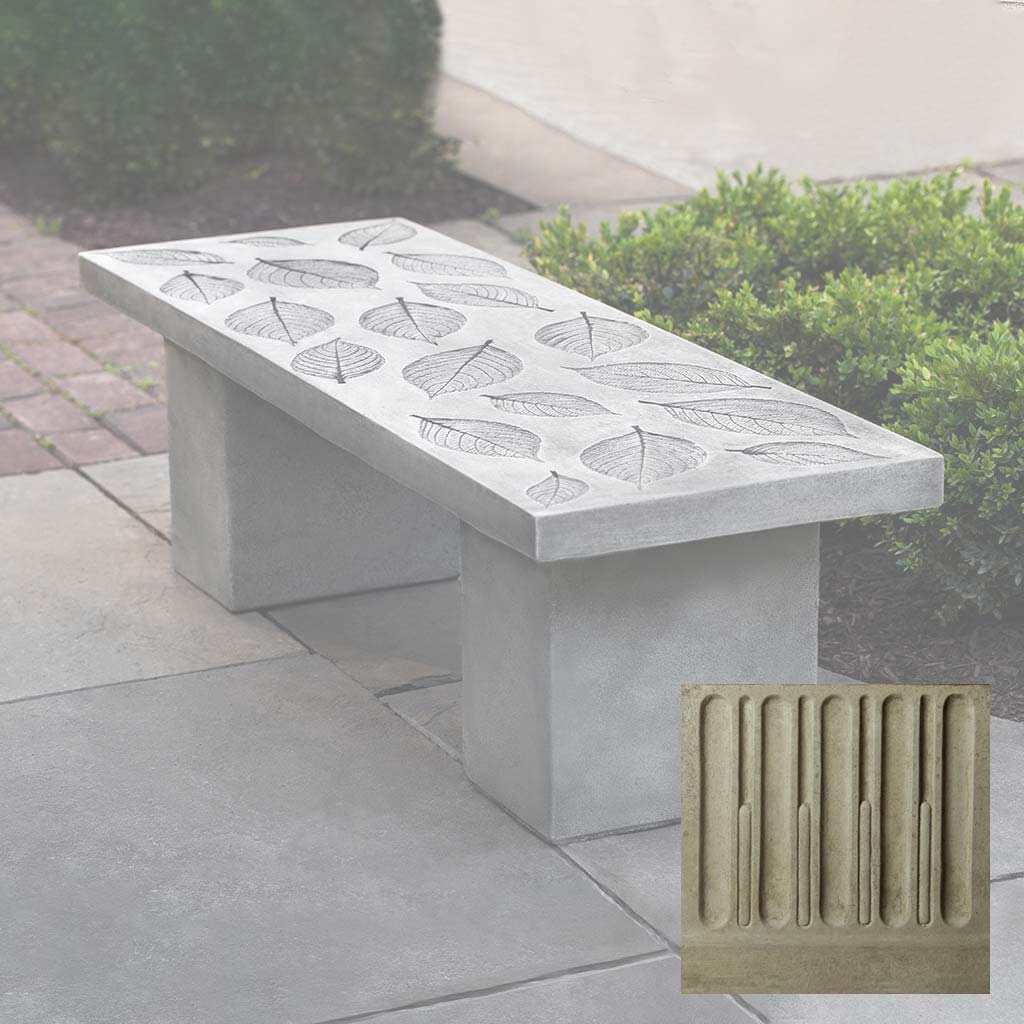 Hydrangea Leaf Bench