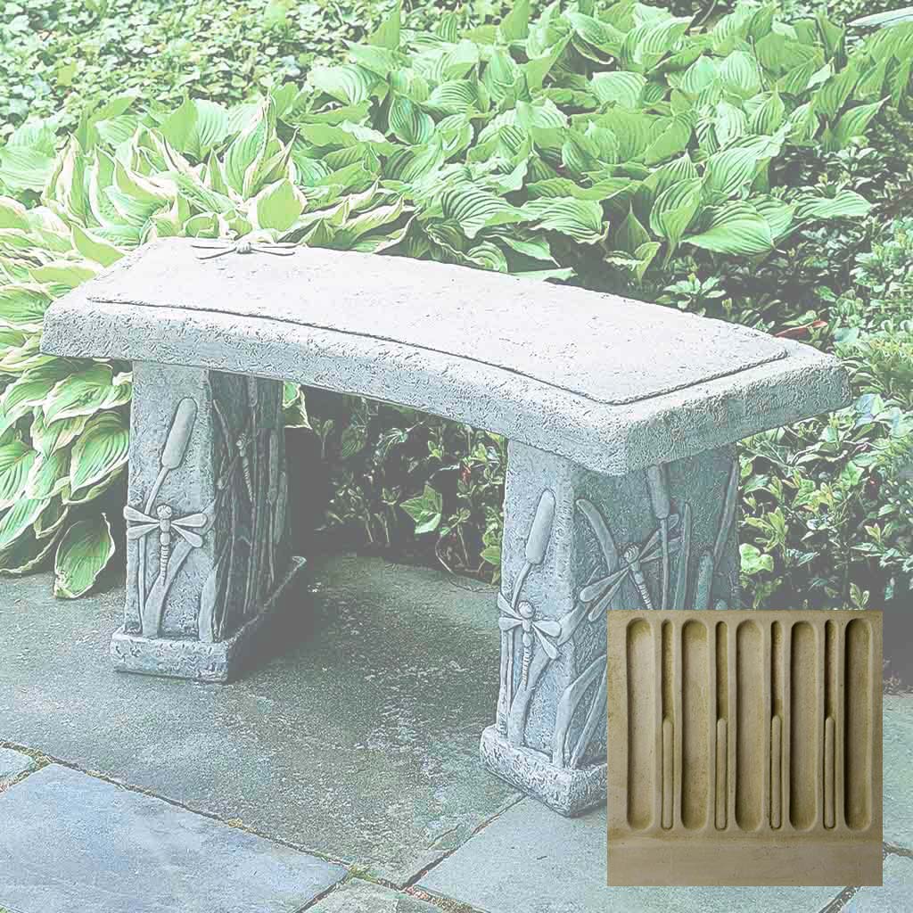 Dragonfly Curved Bench