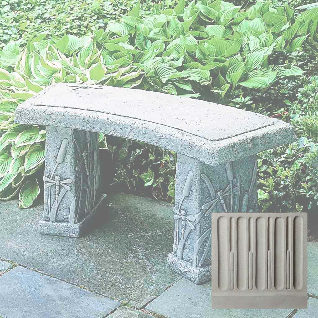 Dragonfly Curved Bench