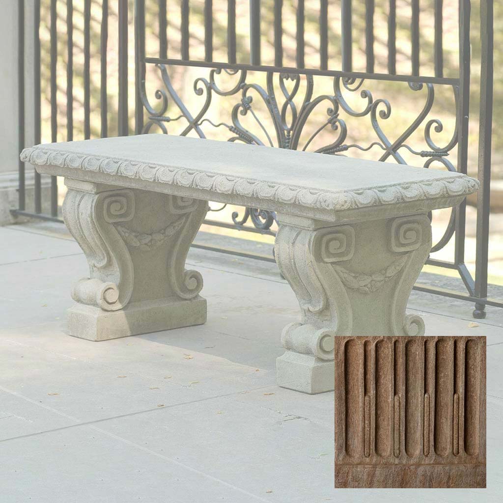 Longwood Main Fountain Garden Bench
