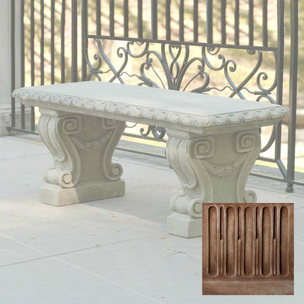 Longwood Main Fountain Garden Bench