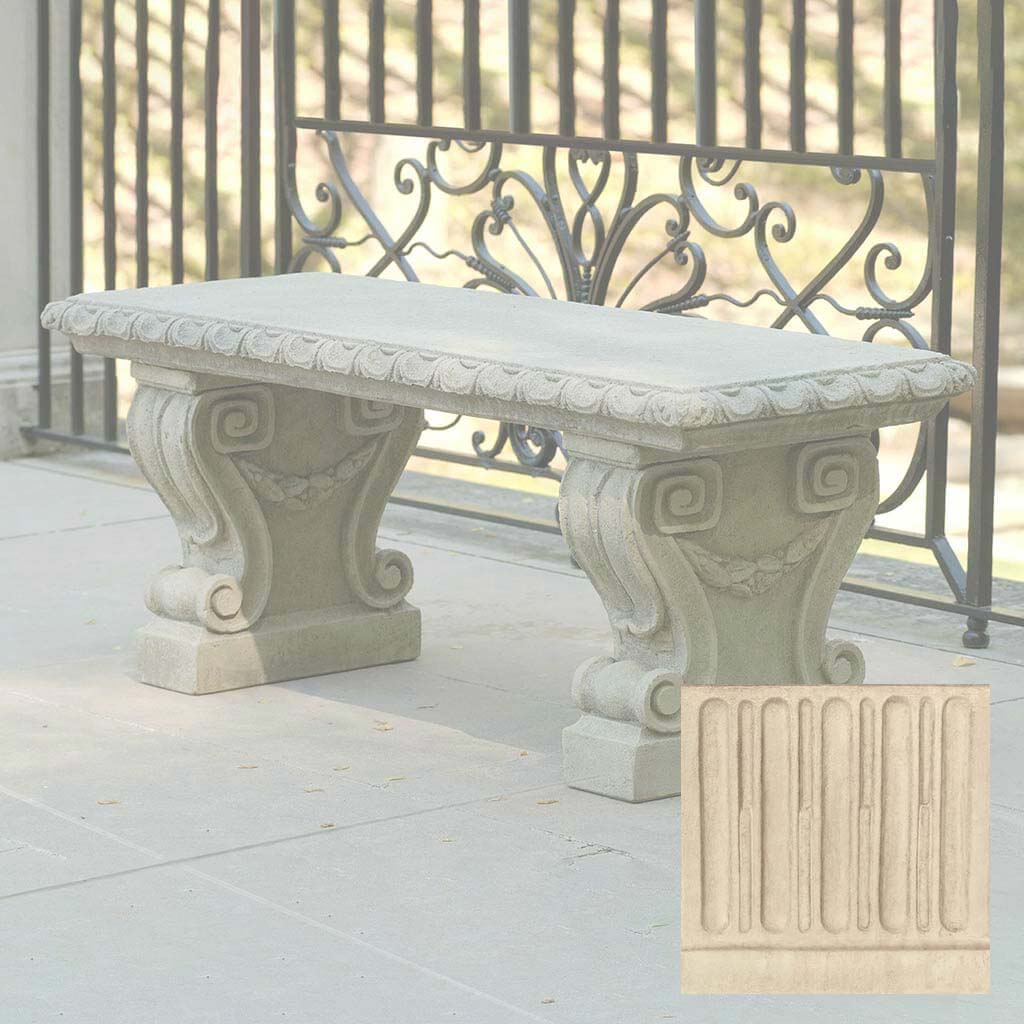 Longwood Main Fountain Garden Bench