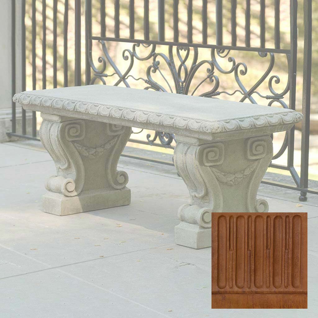 Longwood Main Fountain Garden Bench