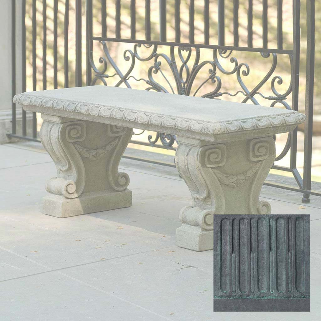 Longwood Main Fountain Garden Bench