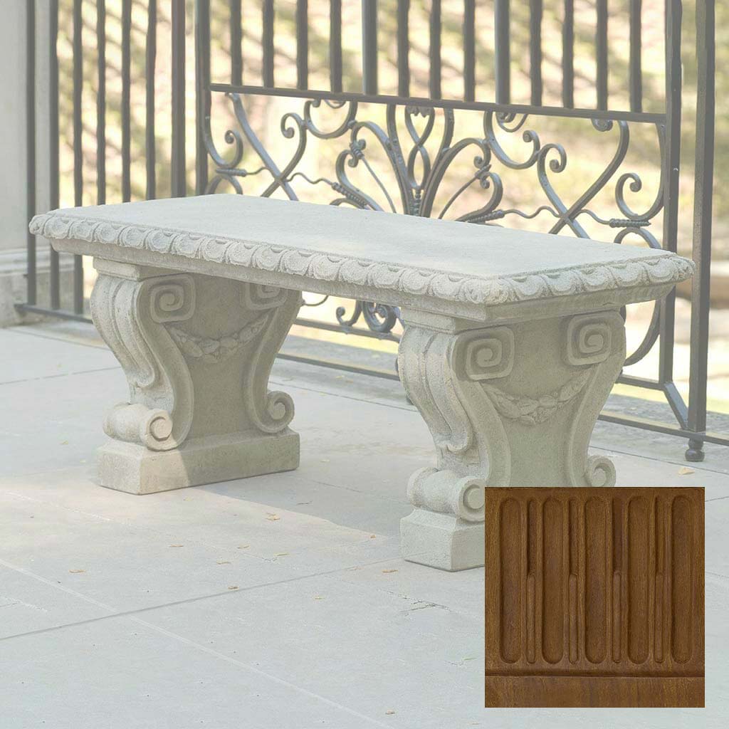 Longwood Main Fountain Garden Bench