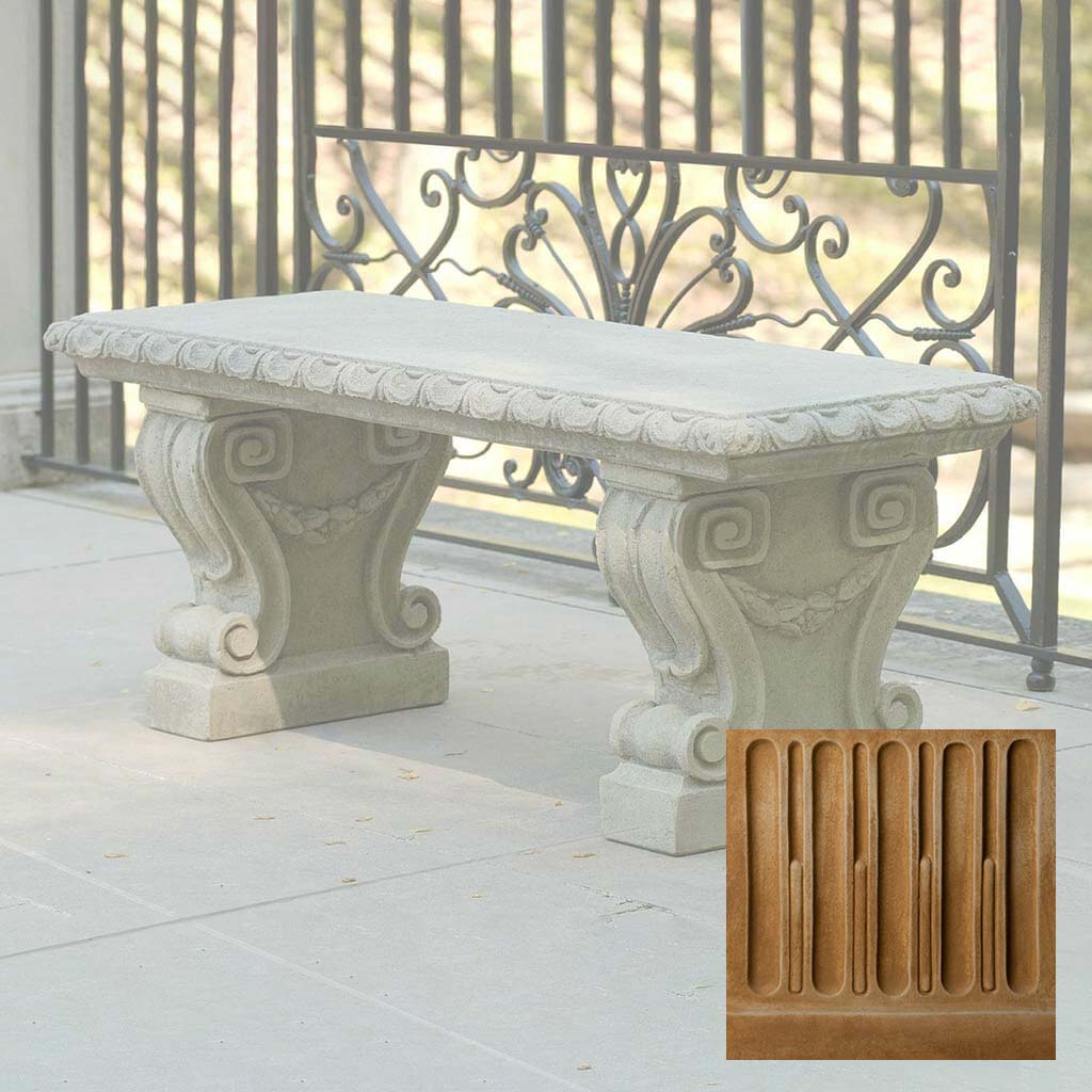 Longwood Main Fountain Garden Bench