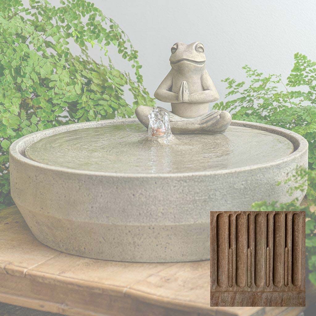 Yoga Frog Beveled Fountain