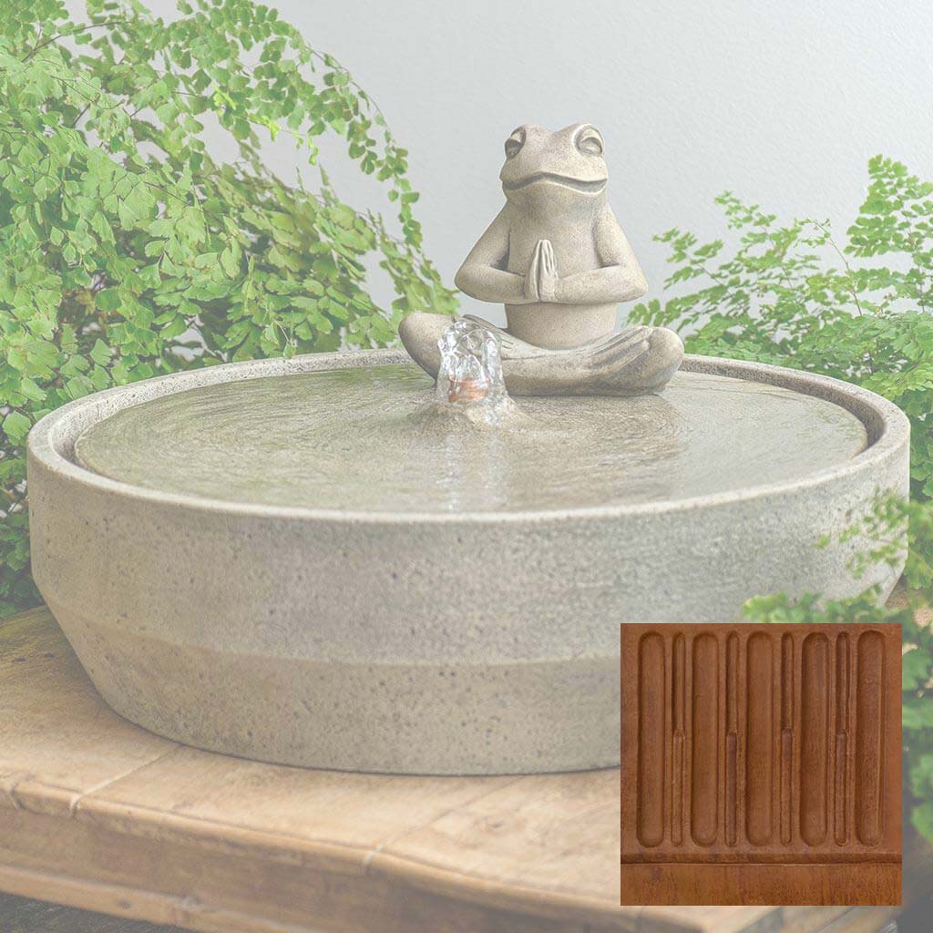 Yoga Frog Beveled Fountain