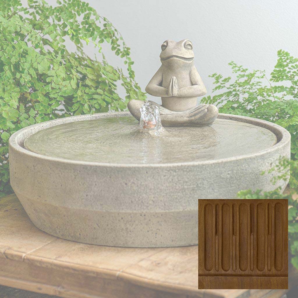 Yoga Frog Beveled Fountain