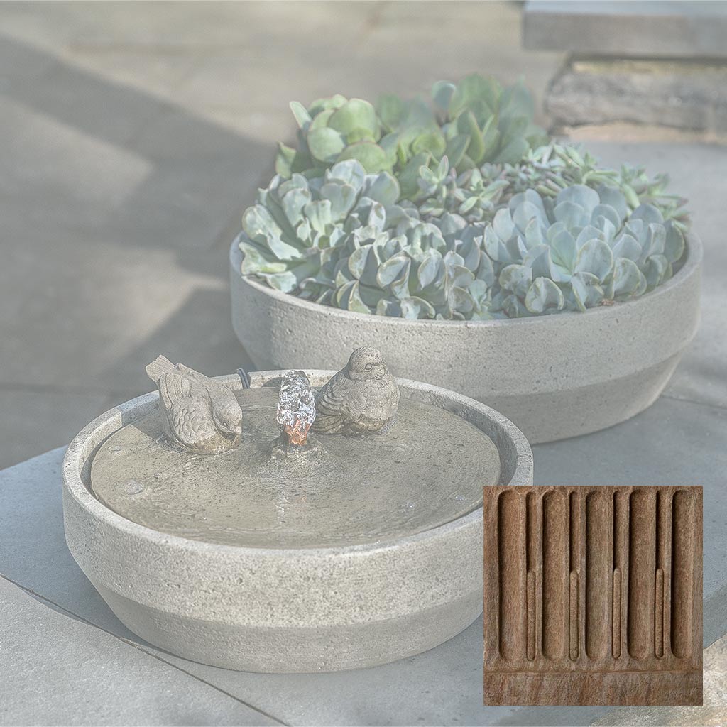 Beveled Songbird Fountain