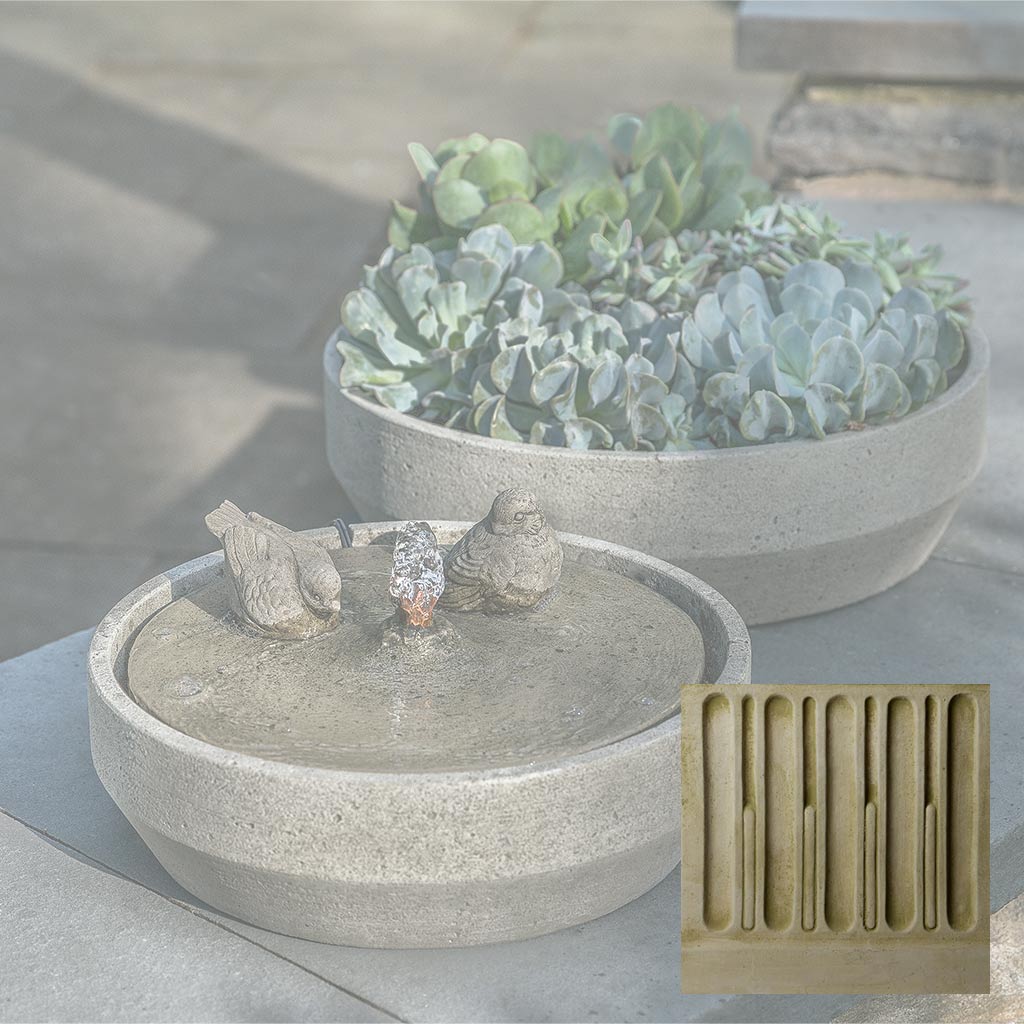 Beveled Songbird Fountain