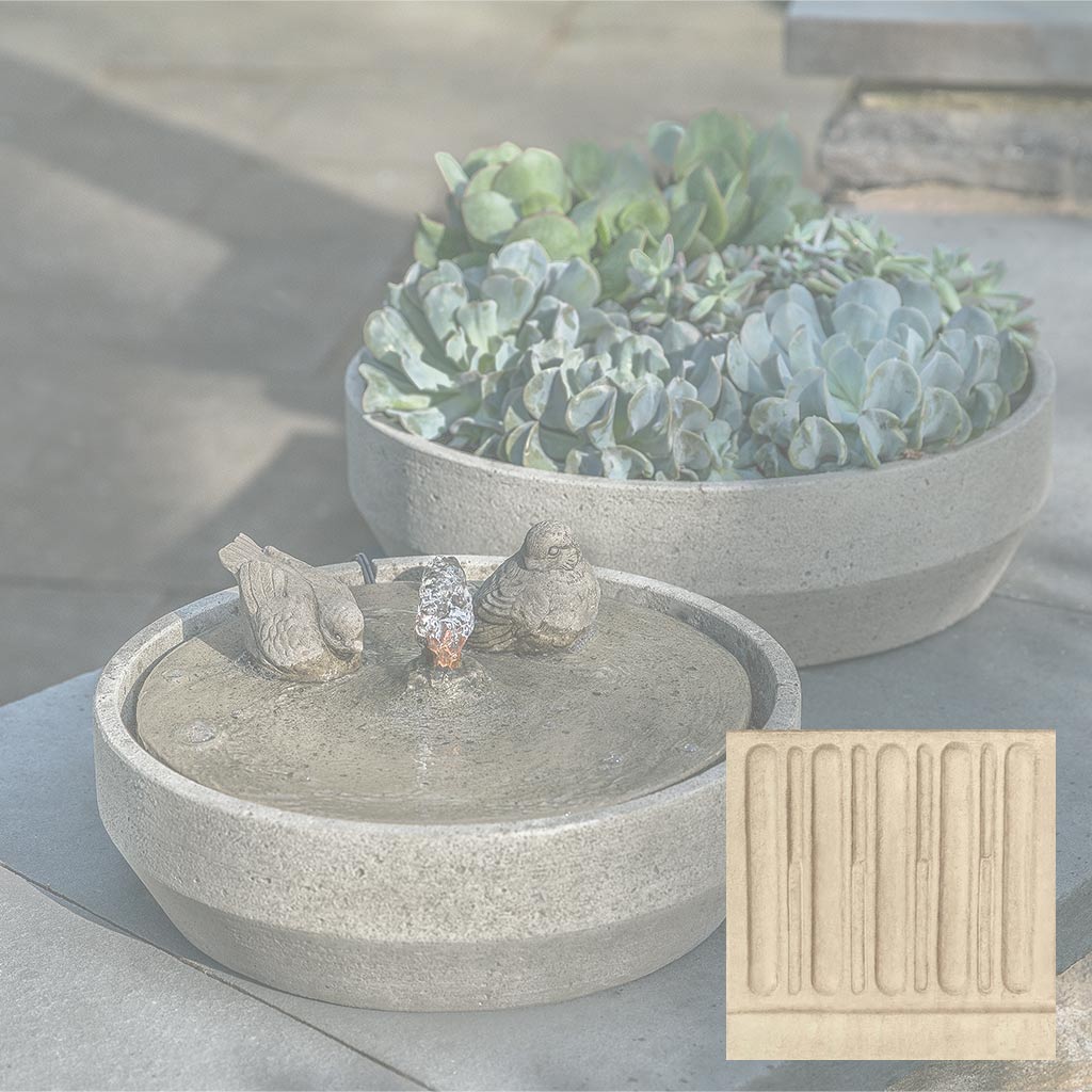 Beveled Songbird Fountain