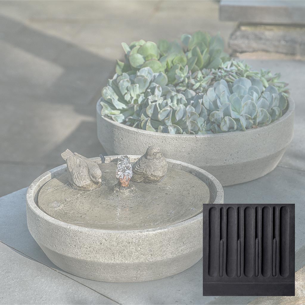 Beveled Songbird Fountain