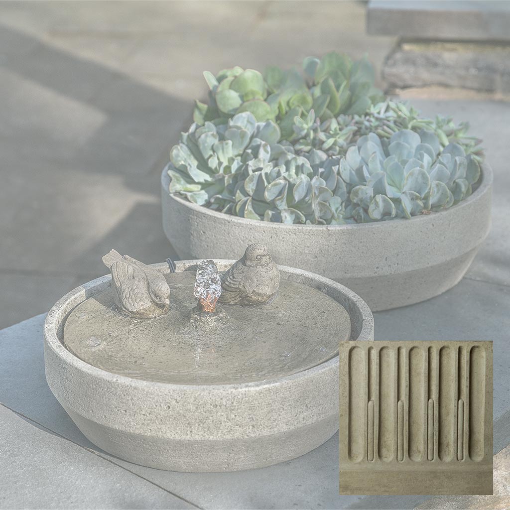 Beveled Songbird Fountain