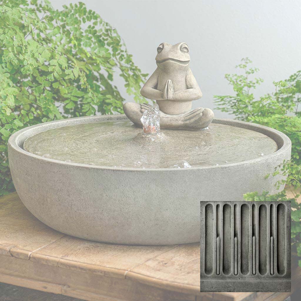 Yoga Frog Fountain