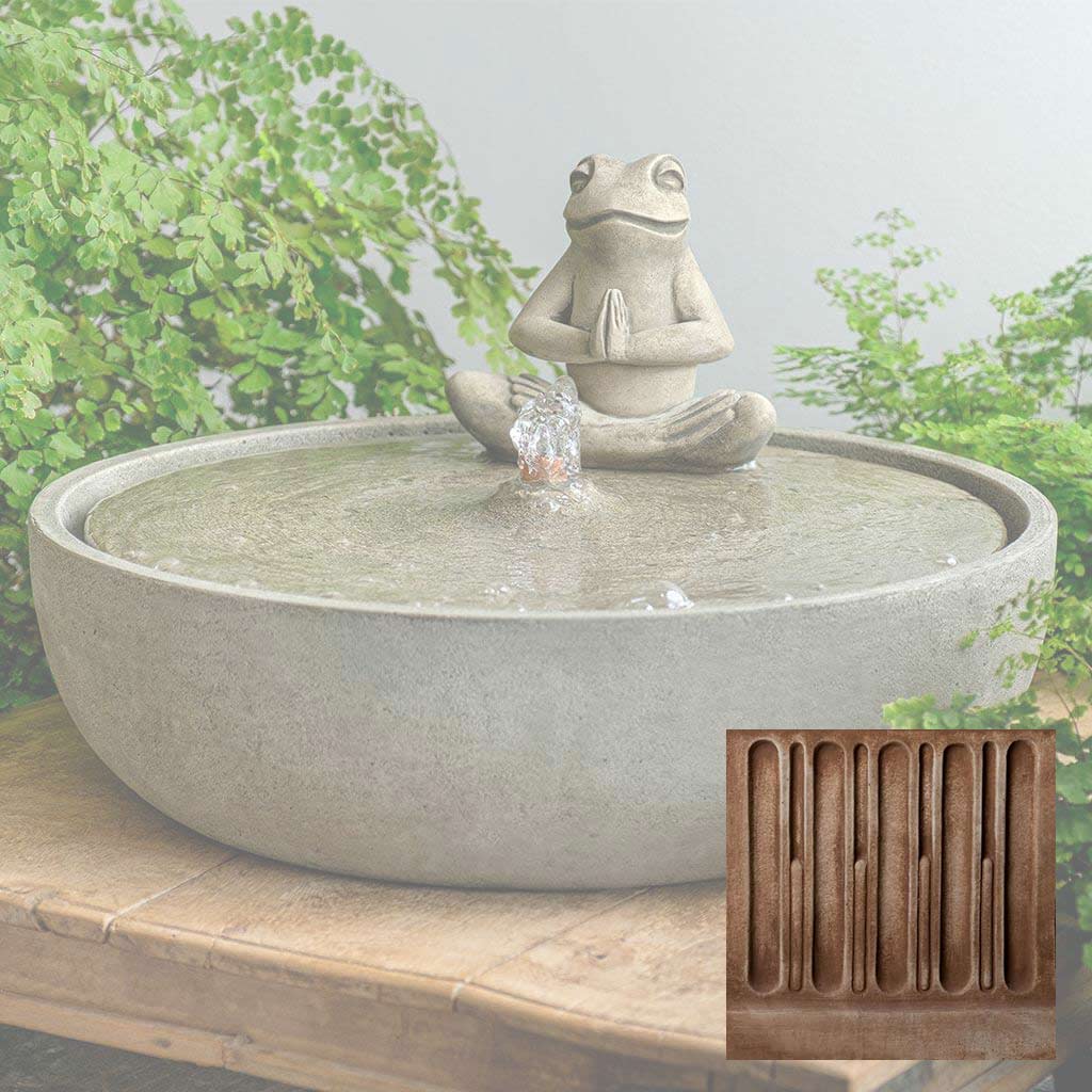 Yoga Frog Fountain