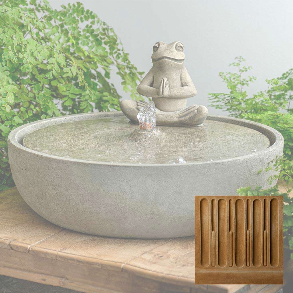 Yoga Frog Fountain