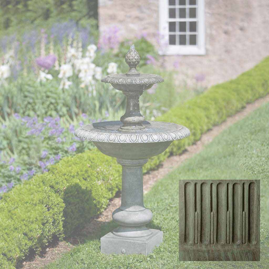 Williamsburg Pineapple Two Tier Fountain