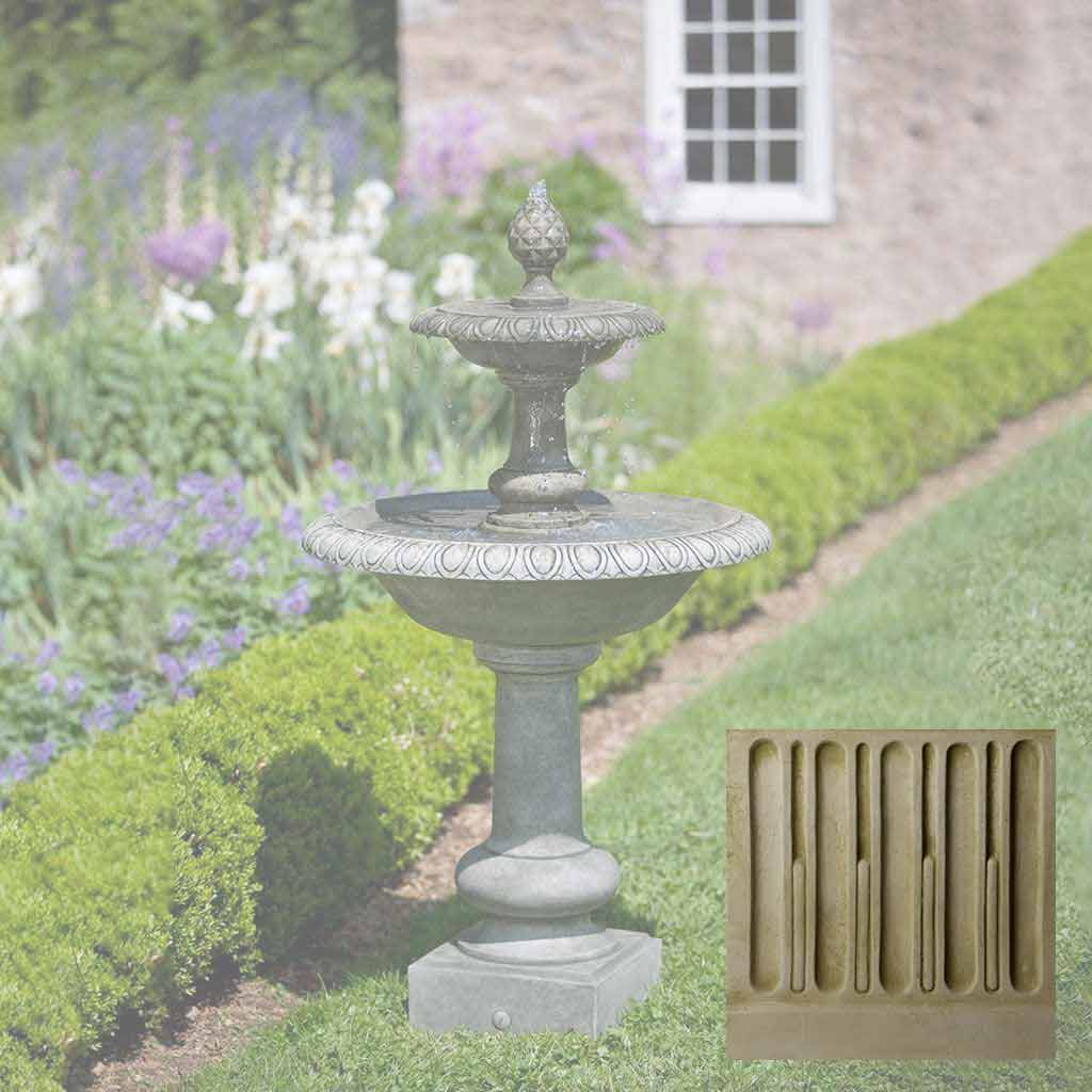 Williamsburg Pineapple Two Tier Fountain