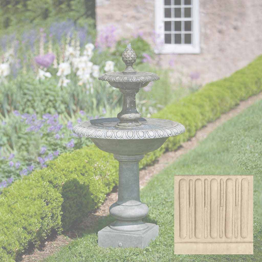Williamsburg Pineapple Two Tier Fountain