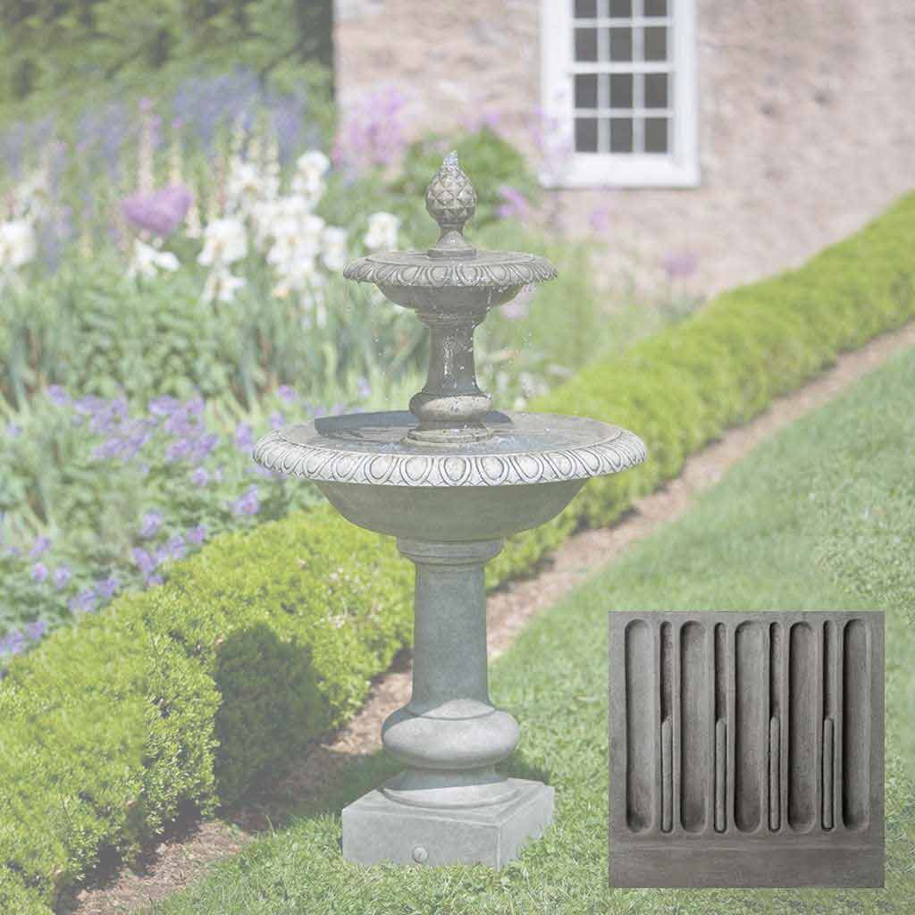 Williamsburg Pineapple Two Tier Fountain