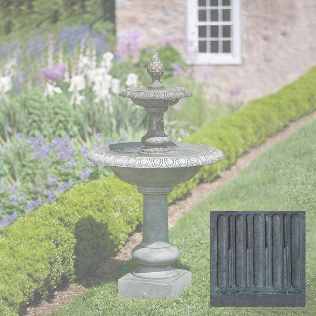 Williamsburg Pineapple Two Tier Fountain