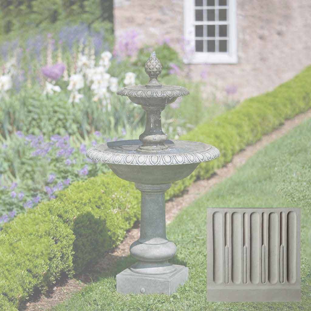 Williamsburg Pineapple Two Tier Fountain