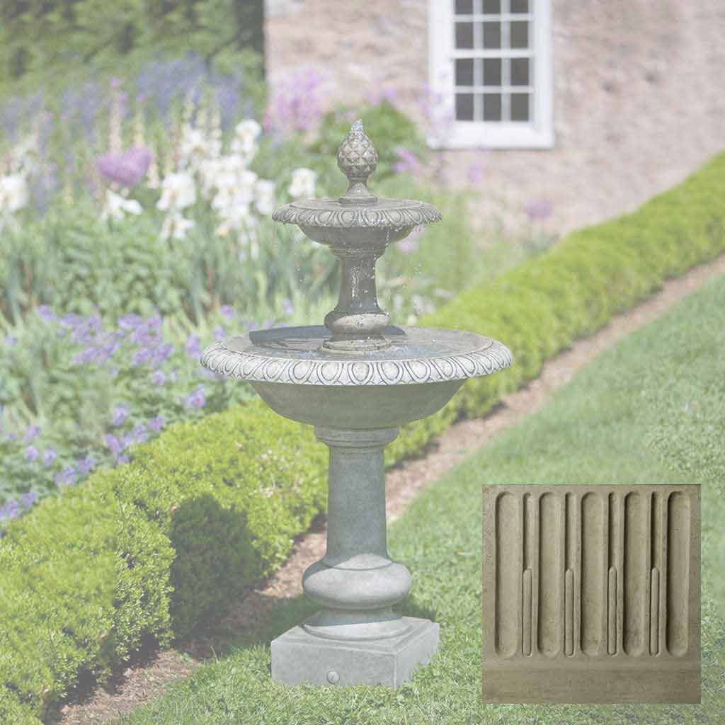 Williamsburg Pineapple Two Tier Fountain