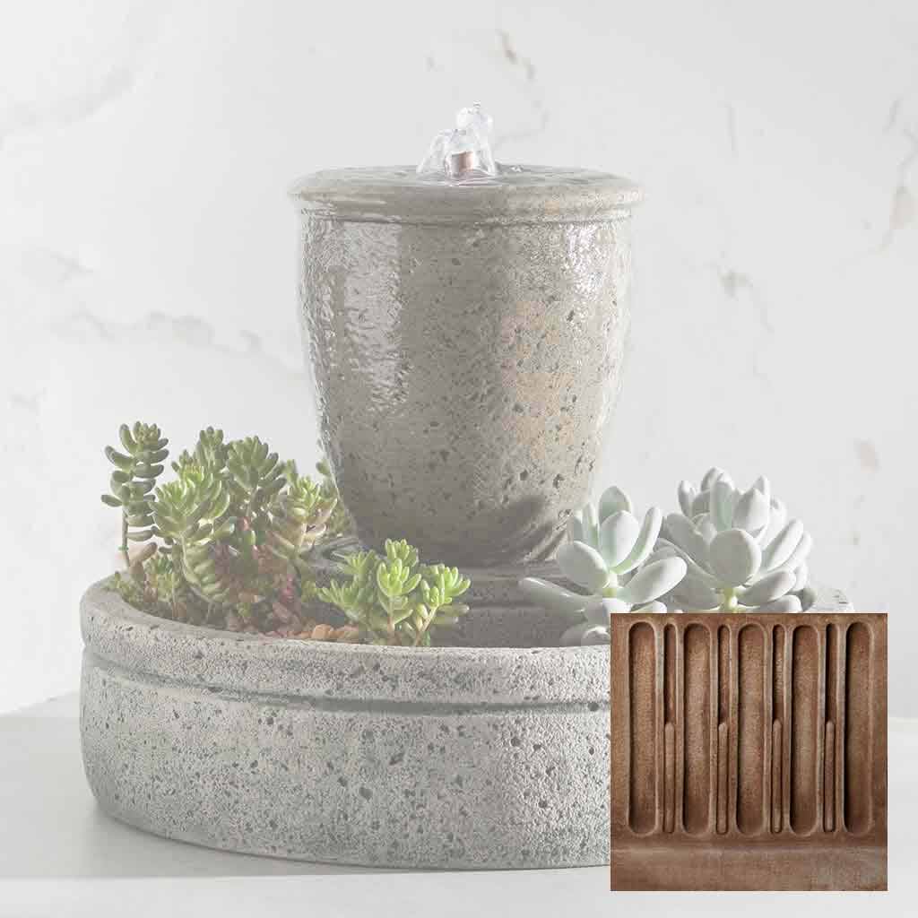 M-Series Textured Spa Fountain with Planter