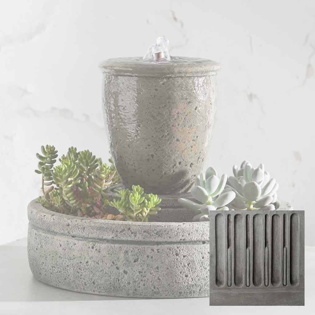 M-Series Textured Spa Fountain with Planter