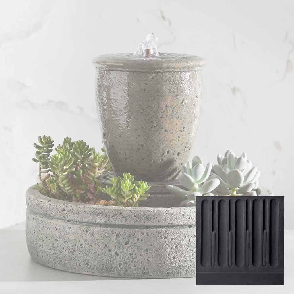 M-Series Textured Spa Fountain with Planter