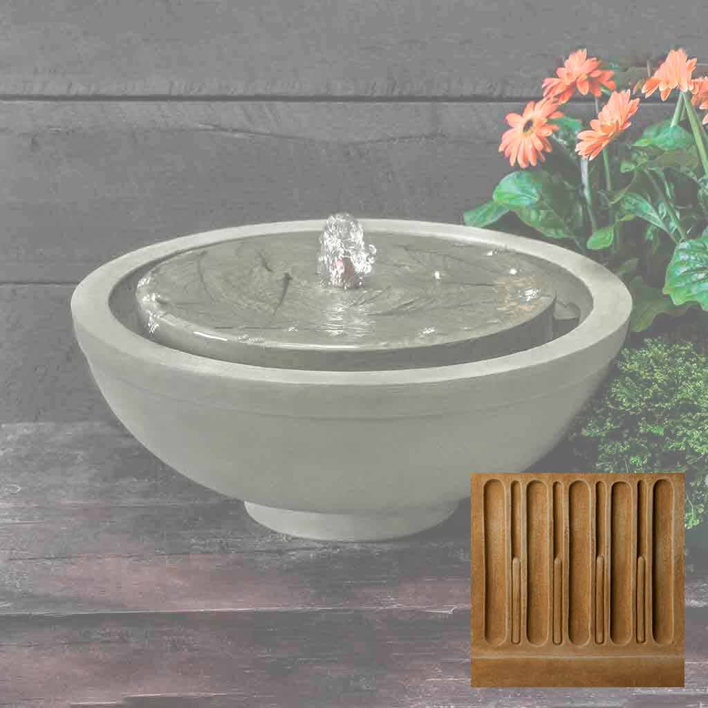 Hydrangea Leaves Garden Terrace Fountain