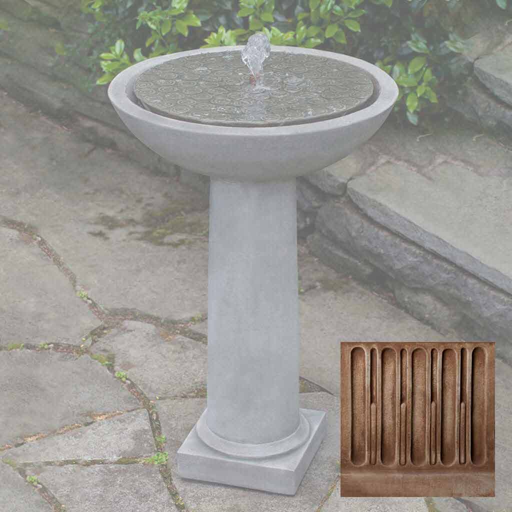 Cirrus Birdbath Fountain