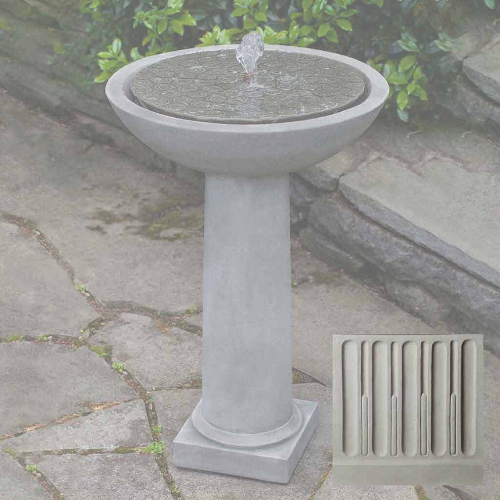 Cirrus Birdbath Fountain