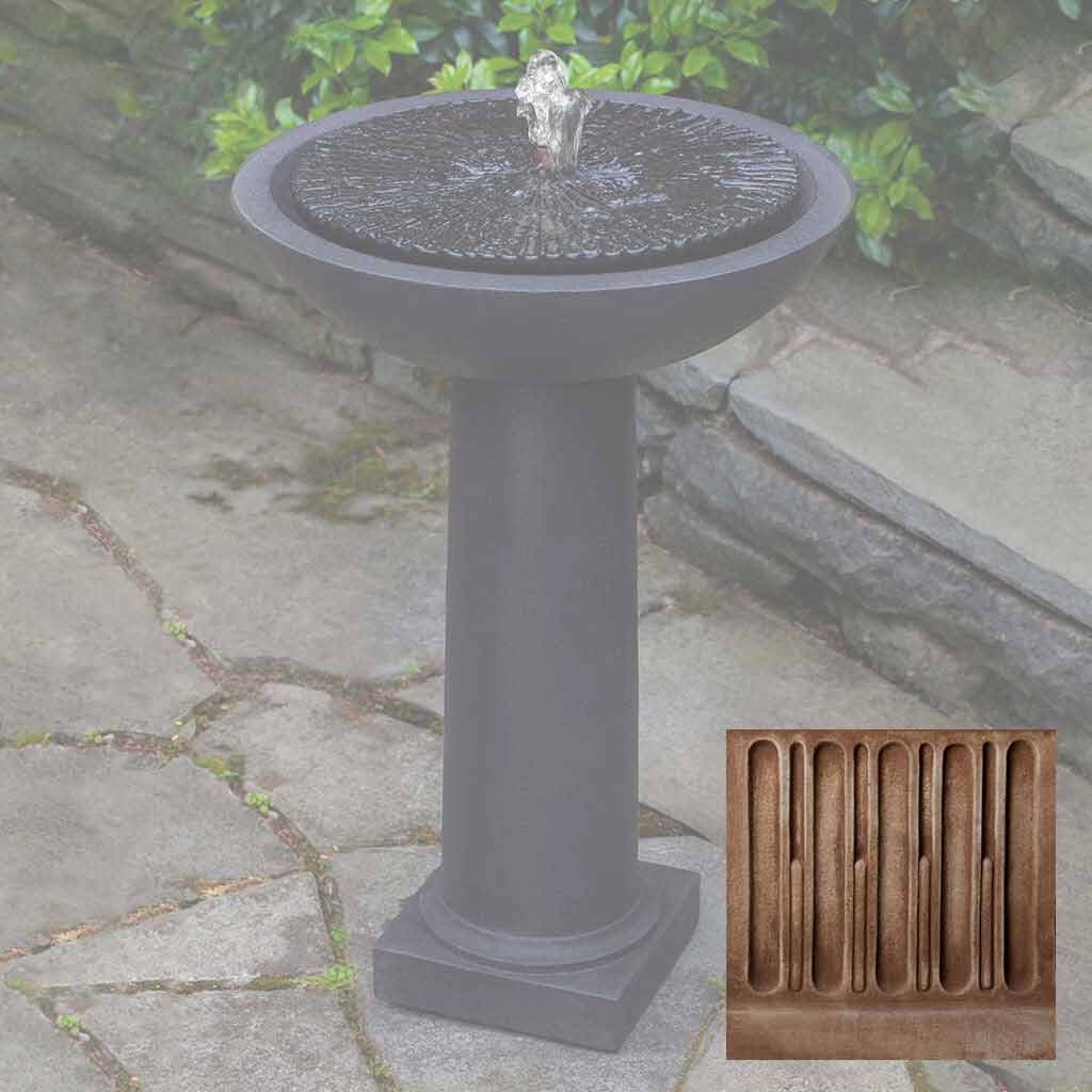 Equinox Birdbath Fountain