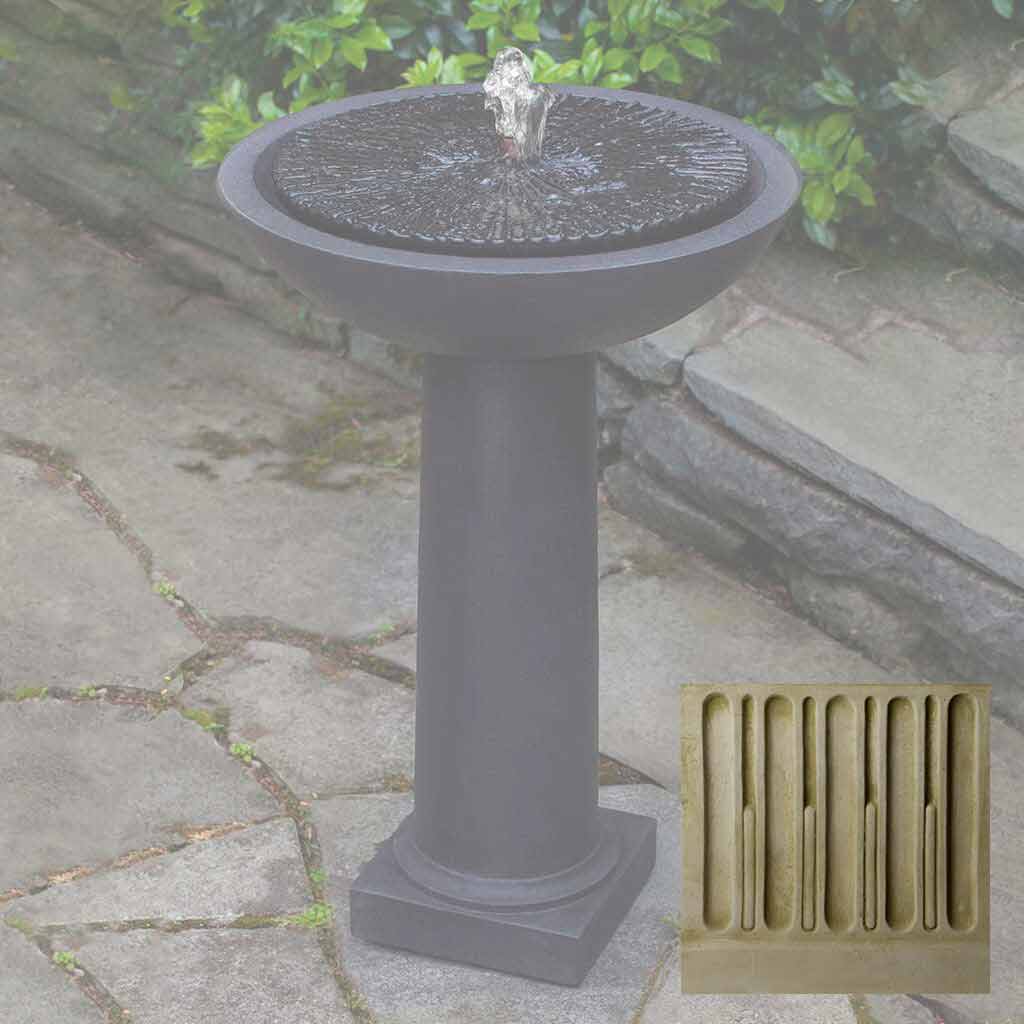 Equinox Birdbath Fountain