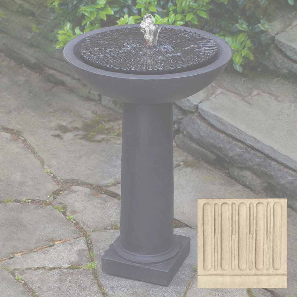 Equinox Birdbath Fountain