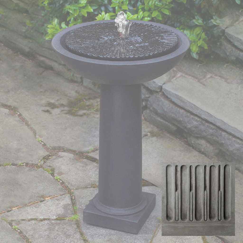 Equinox Birdbath Fountain