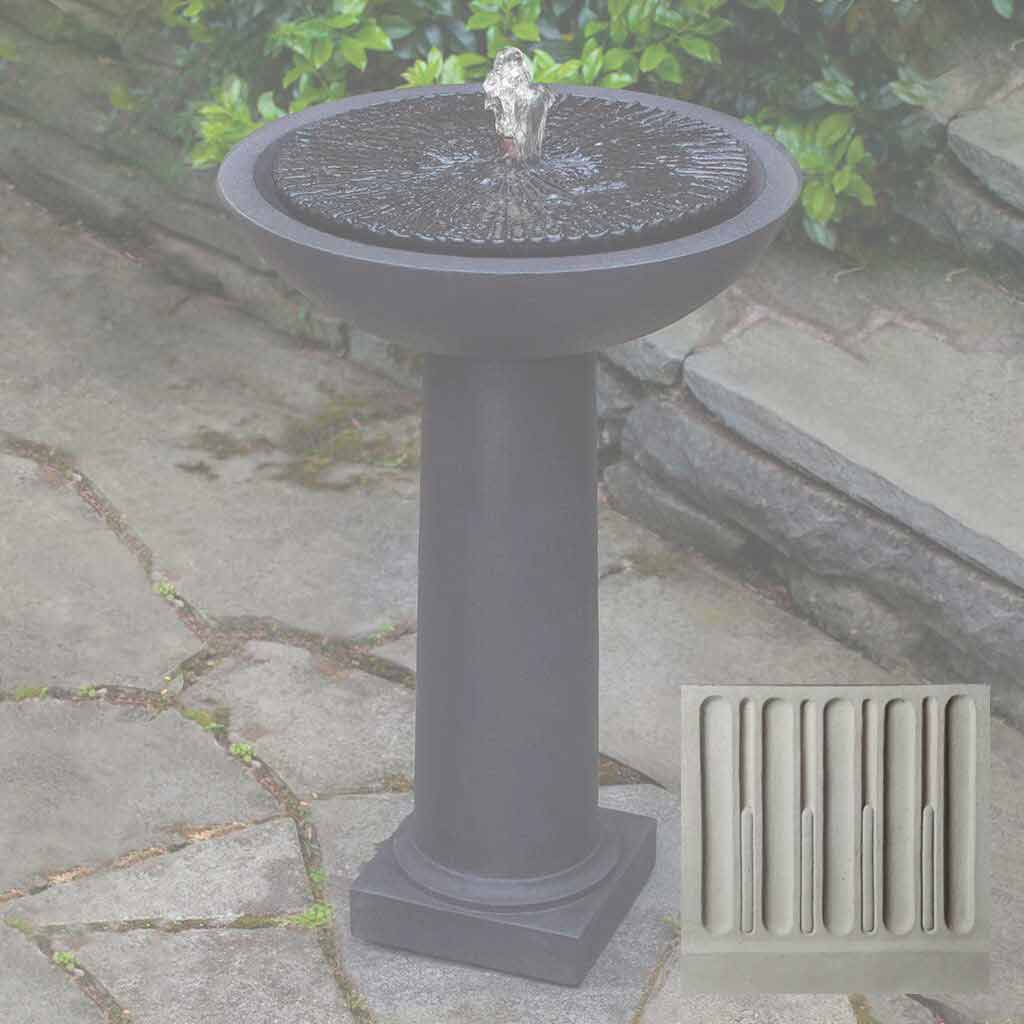 Equinox Birdbath Fountain