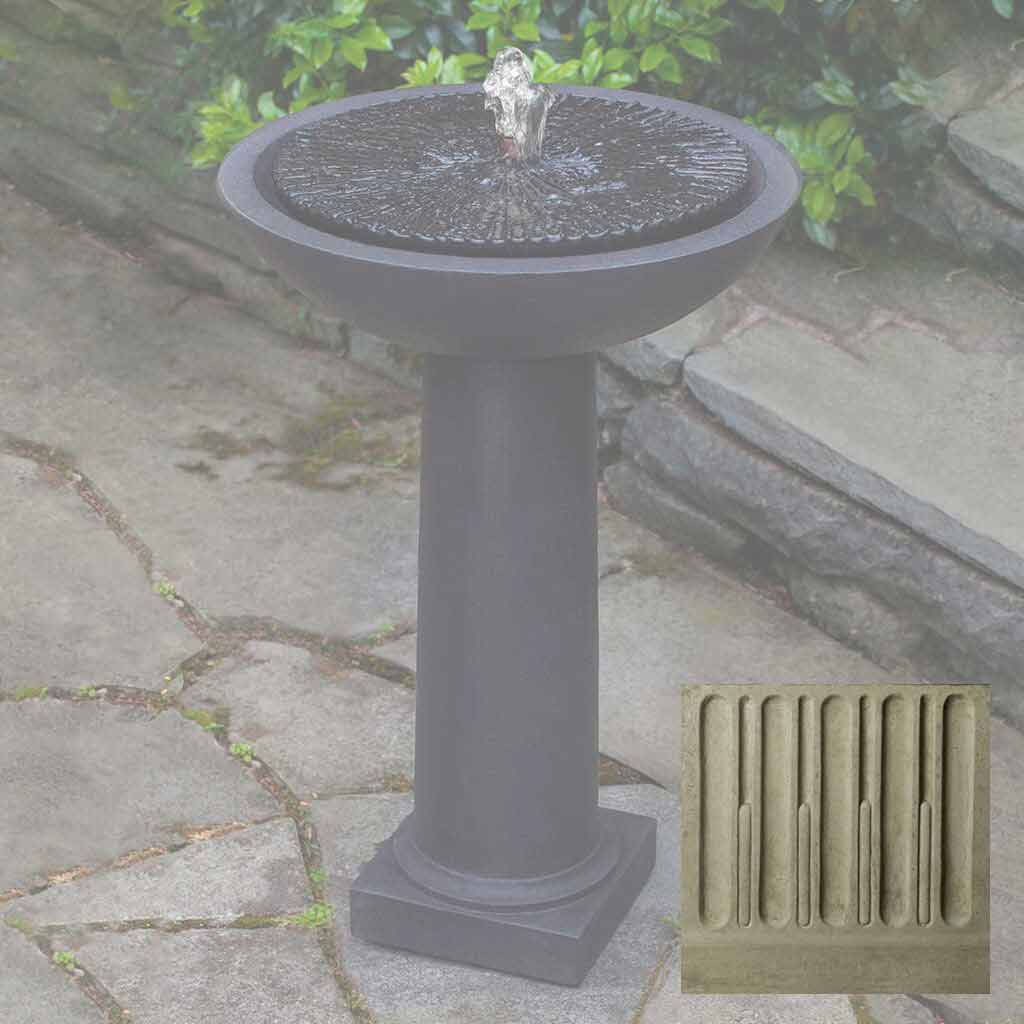 Equinox Birdbath Fountain