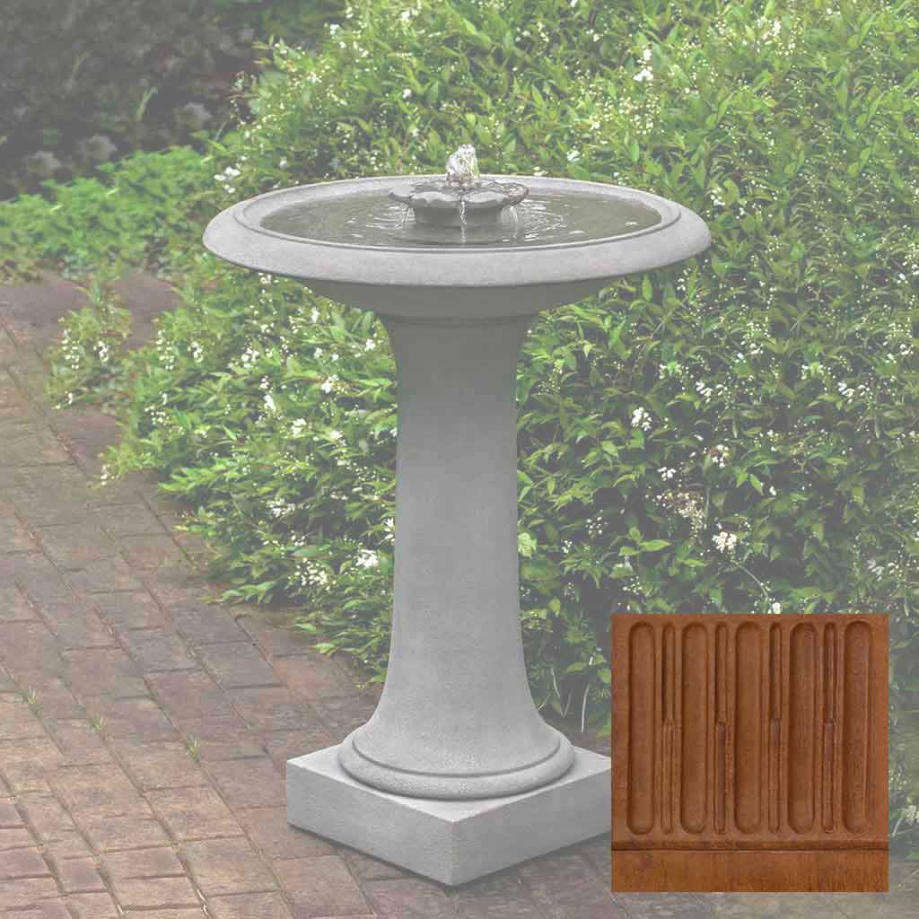 Camellia Birdbath Fountain