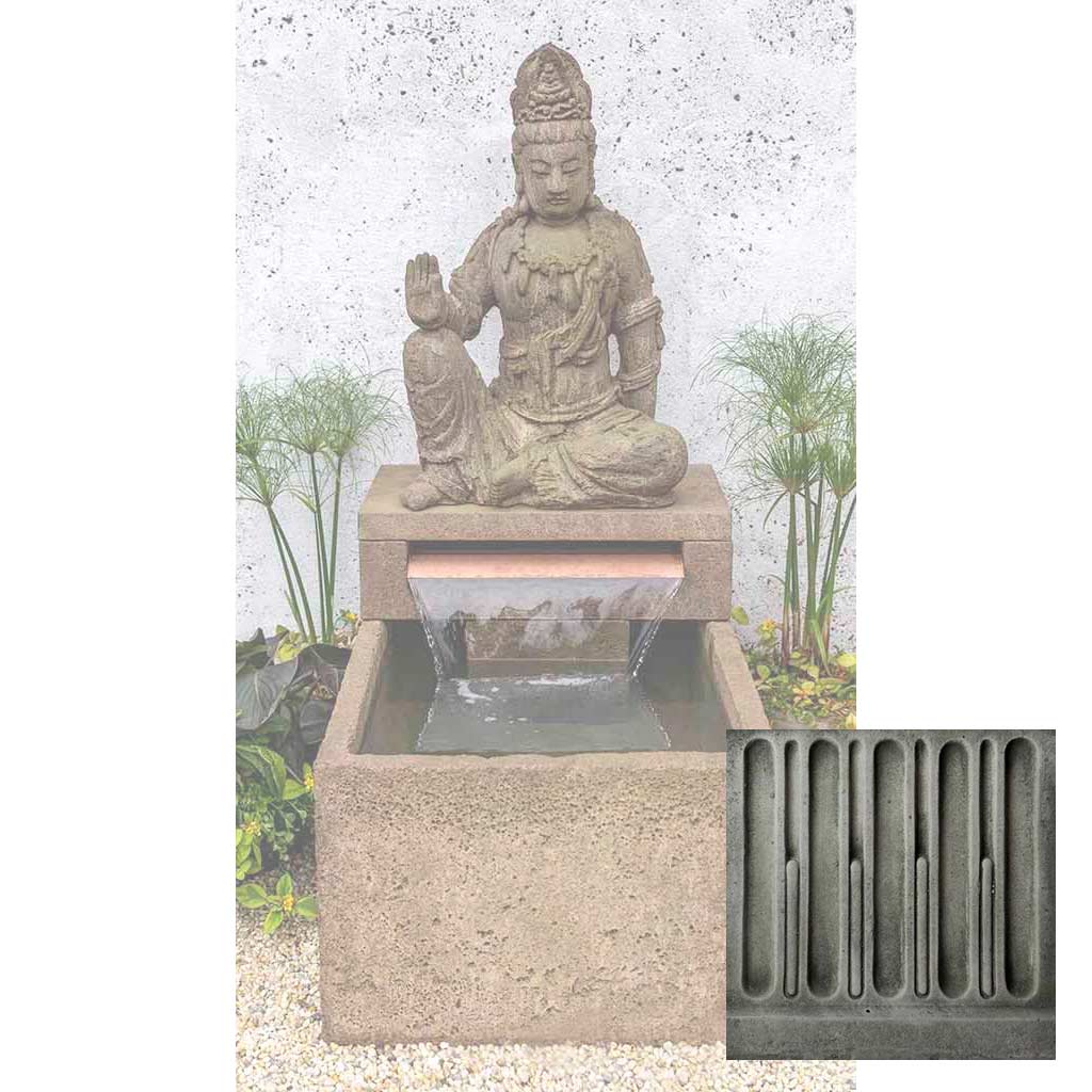 Antique Quan Yin Buddha Fountain