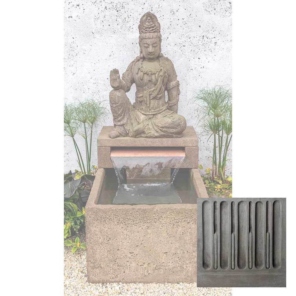 Antique Quan Yin Buddha Fountain