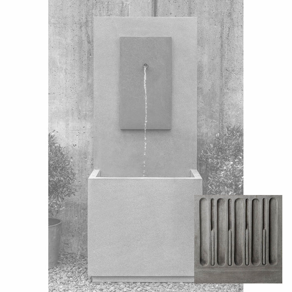 MC-1 Fountain - Corten Steel Face
