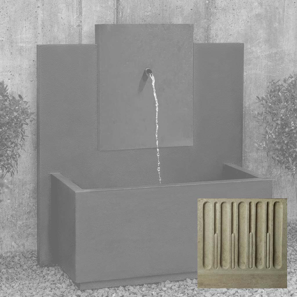 MC-3 Fountain - Corten Steel Face