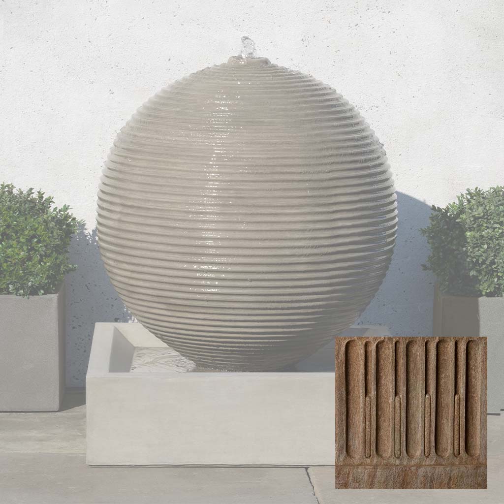 Ribbed Sphere Fountain