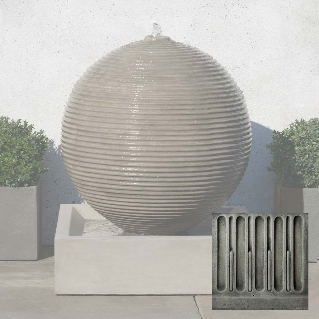 Ribbed Sphere Fountain