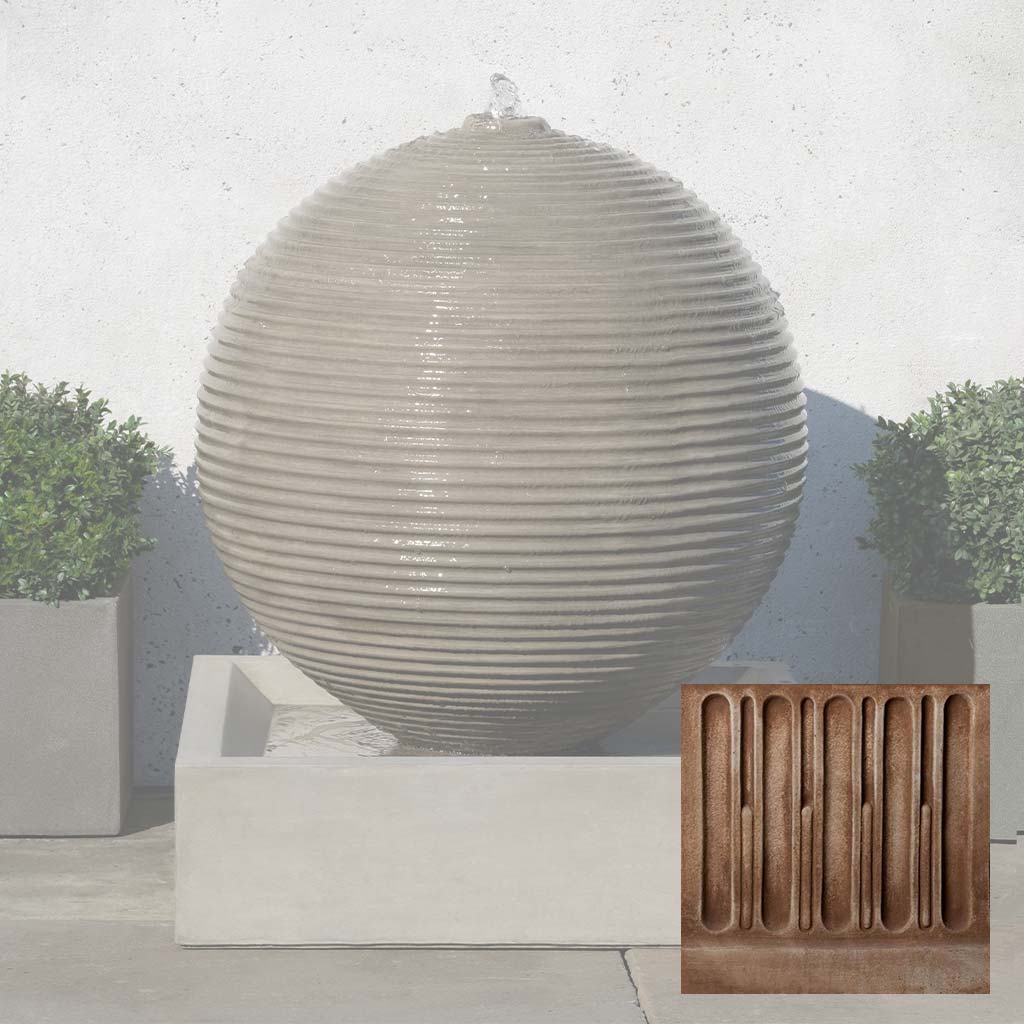 Ribbed Sphere Fountain