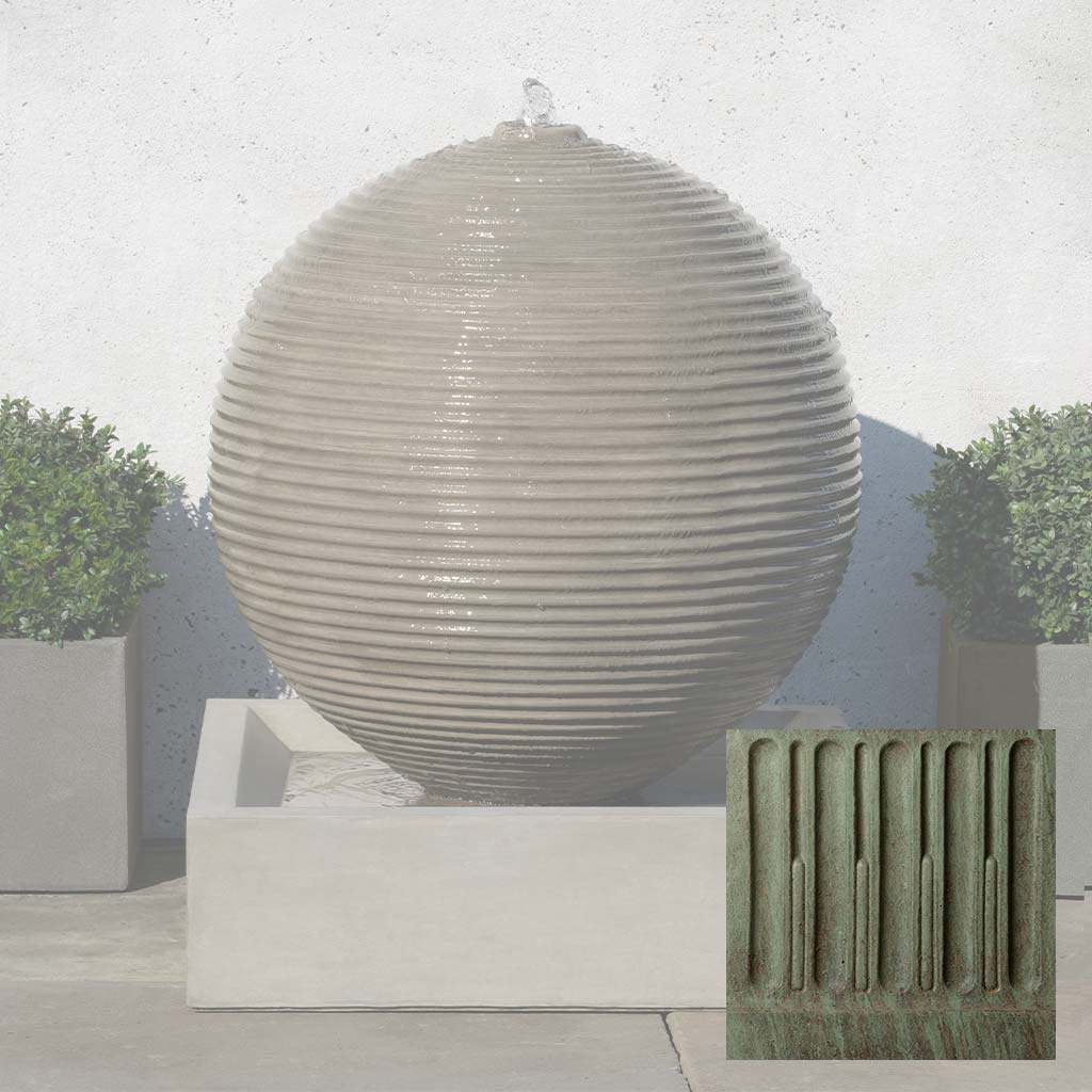 Ribbed Sphere Fountain