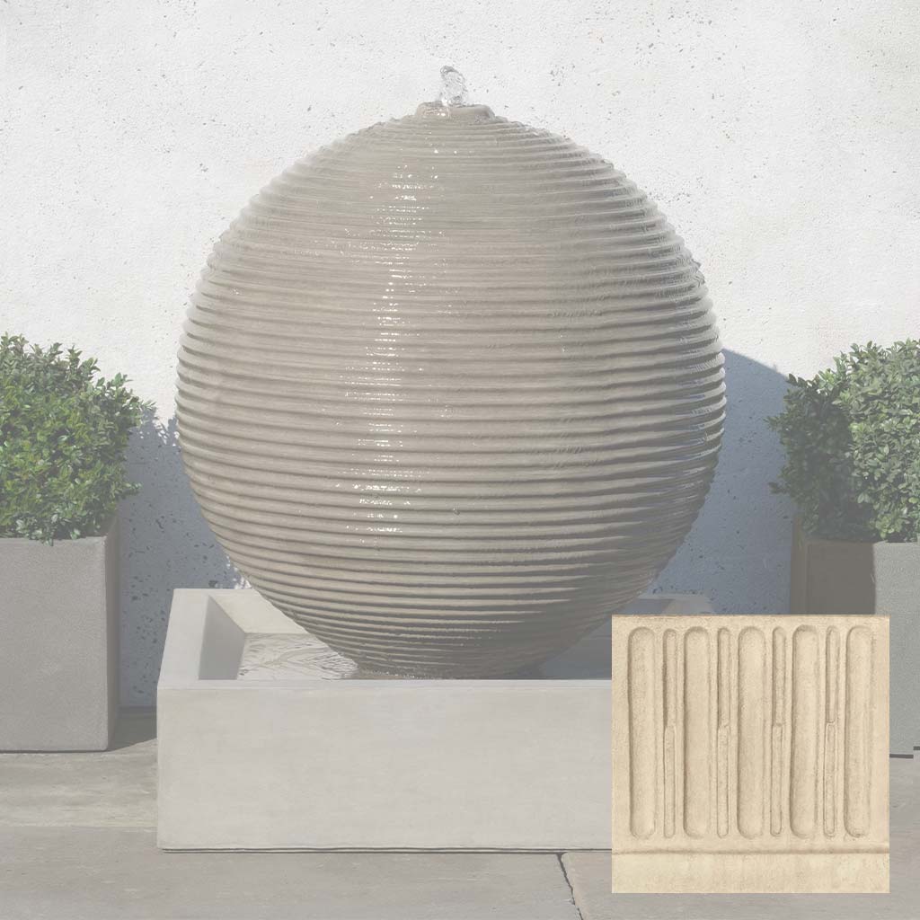Ribbed Sphere Fountain
